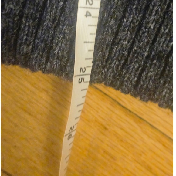 J.B. Britton Shetland Wool Cardigan Sweater Medium V-Neck Button Front Pockets - Picture 5 of 6